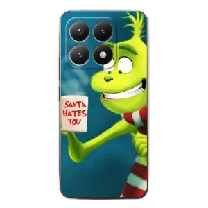 Рождественские Чехлы для Xiaomi 15T (VPrint) (Зеленый Гринч)