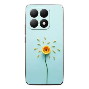 Чохли з квітами для Xiaomi 15T (VPrint) (Жовта квітка)