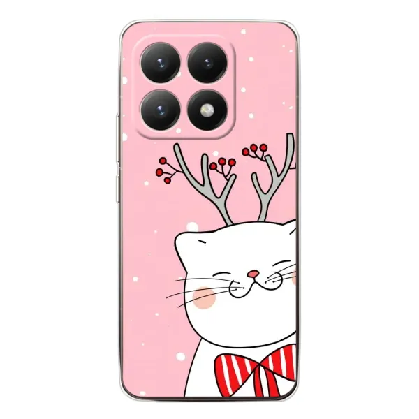 Чехол с принтом «Зимний кот» для Xiaomi 15T