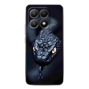 Чехол с картинкой «Хищники» для Xiaomi 15T (Черная змея)