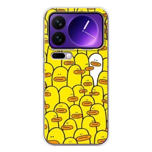 Чохол з принтом для Xiaomi 17 Про Макс - (Прикольні) (AlphaPrint) (Біла уточка)