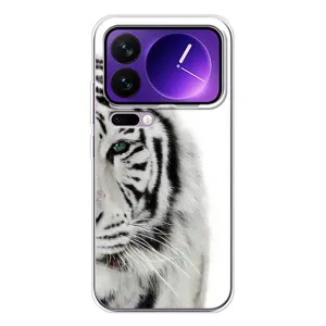 Чохли з картинкою животних Xiaomi 17 Pro Max (Білий Тигр)
