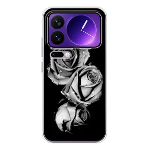 Чохол з картинкою (Стильні) Xiaomi 17 Про Макс - (AlphaPrint) (Чорна троянда)