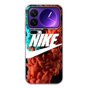 Чохол для Xiaomi 17 Pro Max - з принтом Найк (AlphaPrint) (Димчастий найк)
