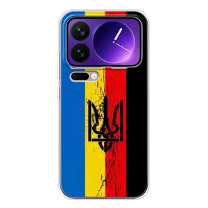 Украинские Чехлы для Xiaomi 17 Pro Max с картинкой УПА (AlphaPrint) (Прапор УПА)