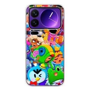 Чехлы Brawl Stars для Xiaomi 17 Pro Max (AlphaPrint)