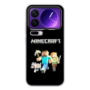 Чохол Майнкрафт на Xiaomi 17 Pro Max (AlphaPrint) Minecraft (герої Minecraft)