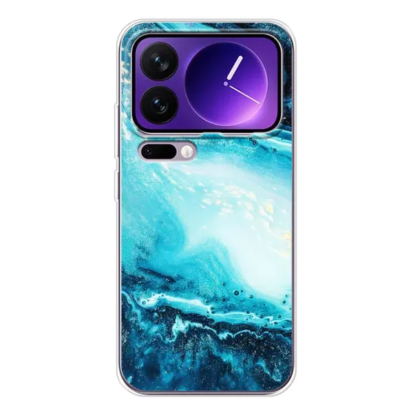 Чехол с принтом «Голубой мрамор» для Xiaomi 17 Pro Max Чехол с принтом «Голубой мрамор» для Xiaomi 17 Pro Max
