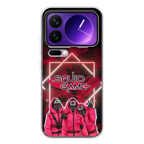 Чохол з принтом «Охоронці Гра кальмара» для Xiaomi 17 Pro Max Чохол з принтом «Охоронці Гра кальмара» для Xiaomi 17 Pro Max