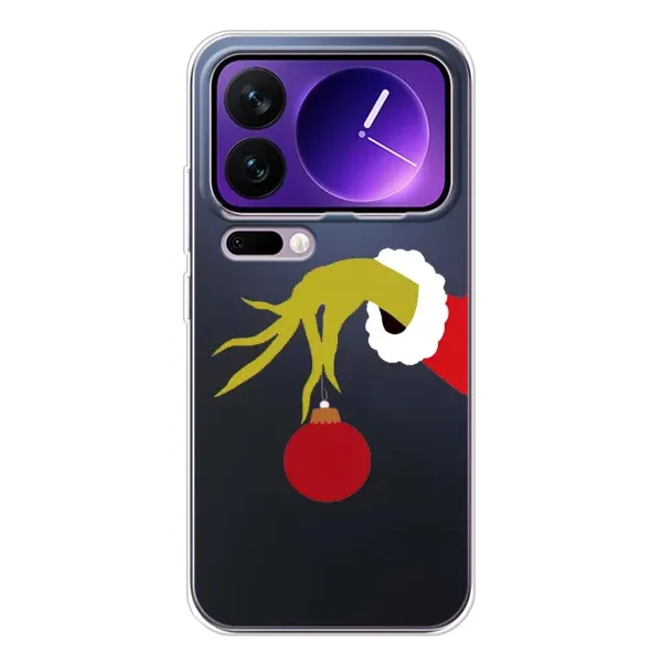 Чехол с принтом «Гринч с игрушкой» для Xiaomi 17 Pro Max