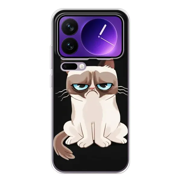 Чехол с принтом «Грустный кот» для Xiaomi 17 Pro Max