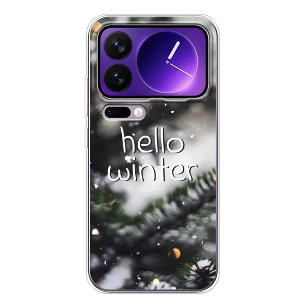 Чехол с принтом «Hello winter» для Xiaomi 17 Pro Max Чехол с принтом «Hello winter» для Xiaomi 17 Pro Max