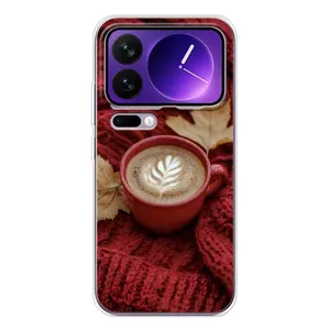 Чехол с уникальным дизайном «Осень с кофе» для Xiaomi 17 Pro Max (Кофе на пледе)
