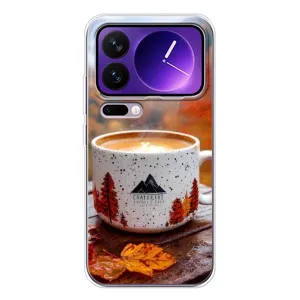 Чехол с уникальным дизайном «Осень с кофе» для Xiaomi 17 Pro Max (Кофе на природе)