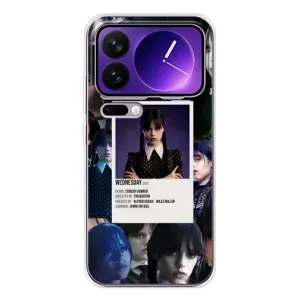 Чохли Венсдей на Xiaomi 17 Pro Max Уенсдей (AlphaPrint) (колаж Венздей)