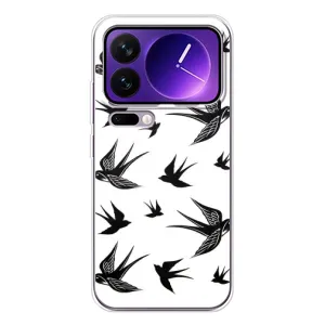 Чохол з пташками на Xiaomi 17 Pro Max (VPrint) (Ластівки)