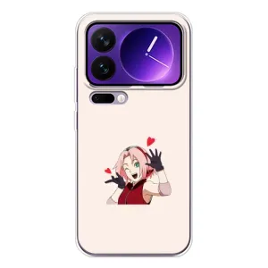 Чохли Персонажі Аніме Наруто для Xiaomi 17 Pro Max (AlphaPrint) (Лайк Сакура)