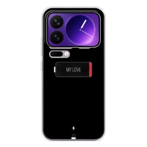 Чехлы для любимой на Xiaomi 17 Про Макс (VPrint) (Love battery)