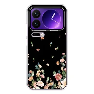 Чохол для Xiaomi 17 Про Макс - з принтом (Дизайнерські) (AlphaPrint) (Маленькі квіти)