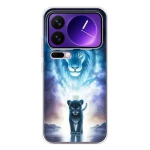 Чохол з картинкою ЛЕВ для Xiaomi 17 Pro Max (VPrint) (Маленький лев)