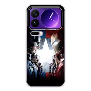 Чохли з героями Марвел Xiaomi 17 Pro Max (VPrint) (Марвел стайл)