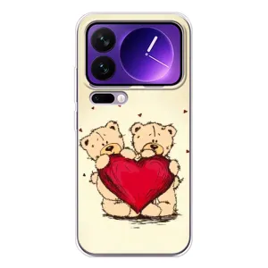 Чехлы для любимой на Xiaomi 17 Про Макс (VPrint) (Медвежата)