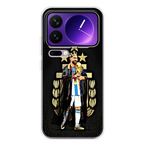 Чохол з принтом «Мессі Король» для Xiaomi 17 Pro Max Чохол з принтом «Мессі Король» для Xiaomi 17 Pro Max