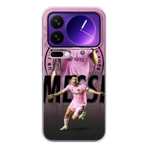 Чохли для Xiaomi 17 Про Макс - Лео Мессі Маямі (Messi Miami)