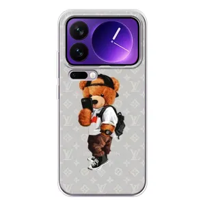 Бренднові Чохли для Xiaomi 17 Pro Max - (PREMIUMPrint) (Ведмедик Луі)