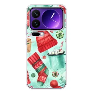Новорічні Чохли для Xiaomi 17 Про Макс (VPrint) (Одяг НР)