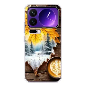 Чехол с уникальным дизайном «Осень с кофе» для Xiaomi 17 Pro Max (Осенне-зимний кофе)