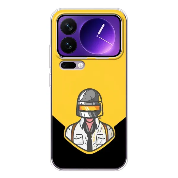 Чехол с принтом «Пабг в шлеме» для Xiaomi 17 Pro Max