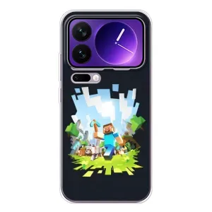 Чохол Майнкрафт на Xiaomi 17 Pro Max (AlphaPrint) Minecraft