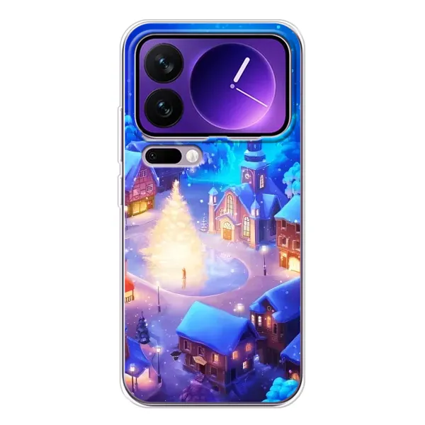 Чехол с принтом «Рождественский город» для Xiaomi 17 Pro Max
