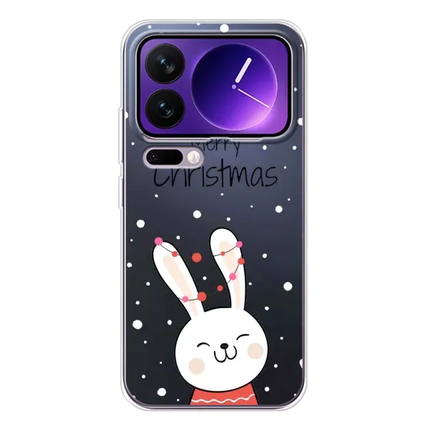 Чехол с принтом «Рождественский заяц» для Xiaomi 17 Pro Max