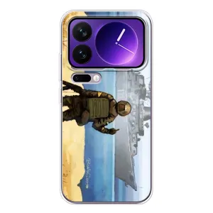 Чехол с принтом (Русский корабль...) для Xiaomi 17 Про Макс (AlphaPrint) (Російський корабель)