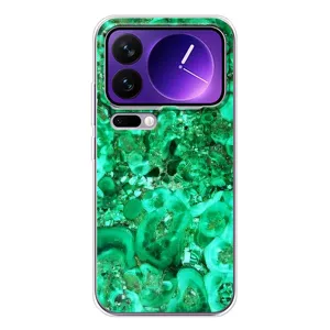 Мраморний чехол на Xiaomi 17 Pro Max (VPrint) (Салатовий Мрамор)