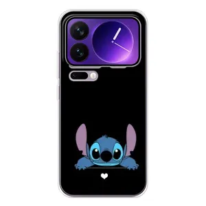 Чохол з принтом Стіч на Xiaomi 17 Pro Max (Стіч на чорному)