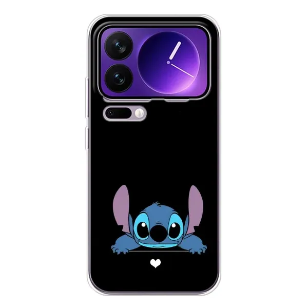 Чехол с принтом «Стич на черном» для Xiaomi 17 Pro Max Чехол с принтом «Стич на черном» для Xiaomi 17 Pro Max