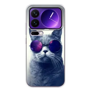 Чохол з принтом для Xiaomi 17 Pro Max (AlphaPrint) Модні коти (Стильний кіт)