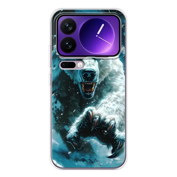 Чехол с принтом «Полярный медведь» для Xiaomi 17 Pro Max Чехол с принтом «Полярный медведь» для Xiaomi 17 Pro Max
