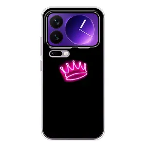 Чохол з Короною Xiaomi 17 Про Макс - (AlphaPrint) (Яскрава корона)