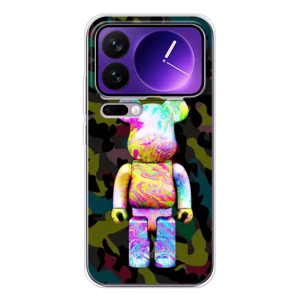 Чехол с принтом «Яркий Bearbrick» для Xiaomi 17 Pro Max