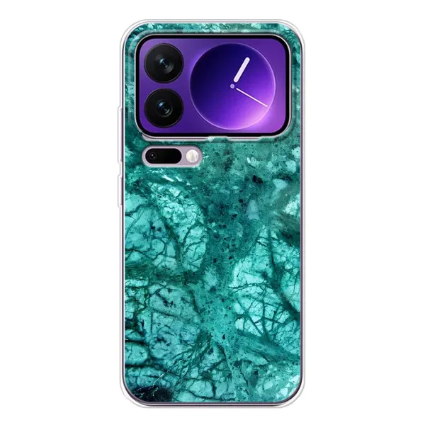 Чехол с принтом «Зеленый мрамор» для Xiaomi 17 Pro Max Чехол с принтом «Зеленый мрамор» для Xiaomi 17 Pro Max