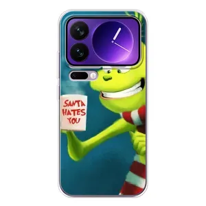 Різдвяні Чохли для Xiaomi 17 Pro Max (VPrint) (Зелений Грінч)