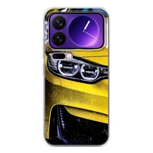 Чохли з Машинами на Xiaomi 17 Про Макс (VPrint) (Жовта машина)