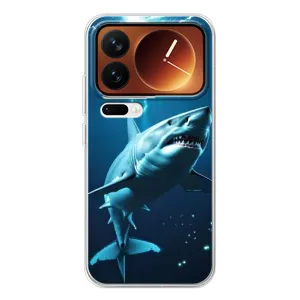 Чохол з картинкою 'Хижаки' для Xiaomi 17 Pro (Акула під водою)