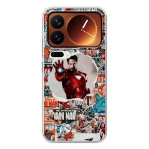 Чохли з героями Марвел Xiaomi 17 Pro (VPrint) (Айронмен)