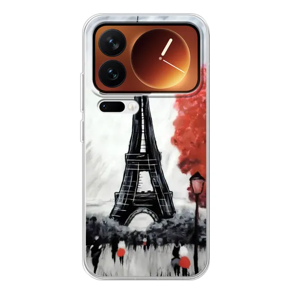 Чехол с принтом «Башня в Париже» для Xiaomi 17 Pro