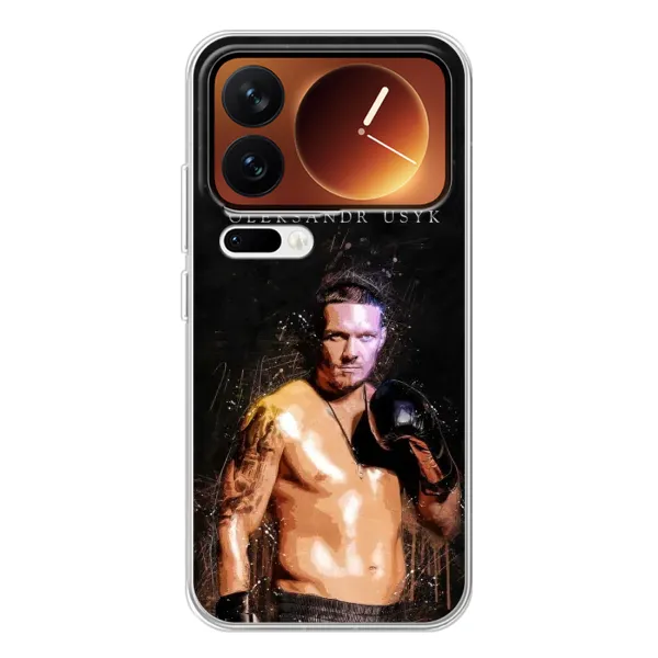 Чехол с принтом «Боксер Александр Усик» для Xiaomi 17 Pro Чехол с принтом «Боксер Александр Усик» для Xiaomi 17 Pro